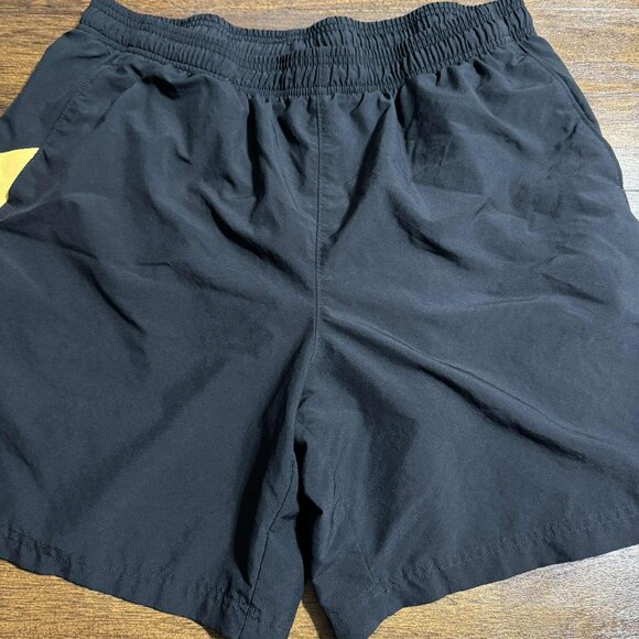 Mens Under Armour swimming trunks XL Black & Yellow - Picture 2 of 11